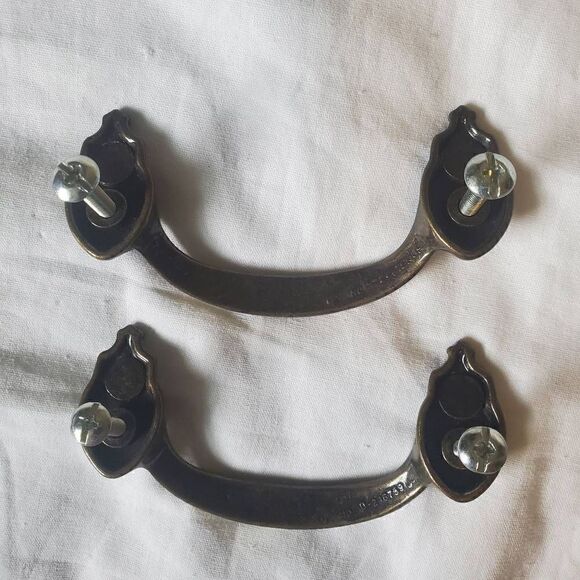 Brass drawer pulls hardware ×2 - Picture 7 of 7